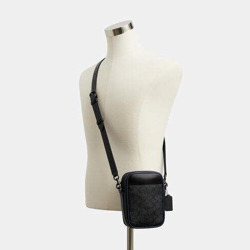 COACH Hitch Crossbody 12, Black in Saudi Arabia