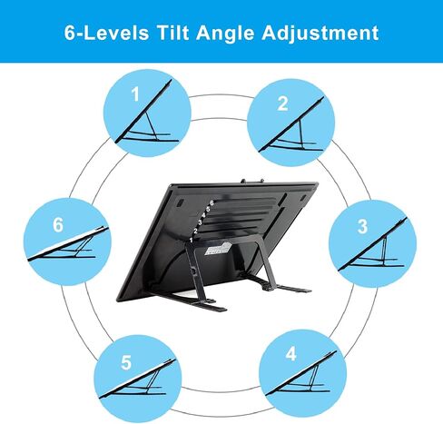 A3 Rechargeable Light Pad, TOHETO 2500mAh Battery Powered Light Board with Stand Top Magnetic Clip 3 Colors Stepless Dimmable 6 Levels Brightness Light Box for Diamond Painting Weeding Vinyl (White) in Kuwait
