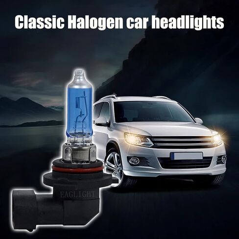 QODOLSI Pack-2 9006/HB4 Halogen lamp Bulb, 12V 100W High Beam Low Beam Driving Fog Light, P22D Lamp Holder White Super Bright lamp, Universal for Most Cars, SUVs, Trucks in Saudi Arabia