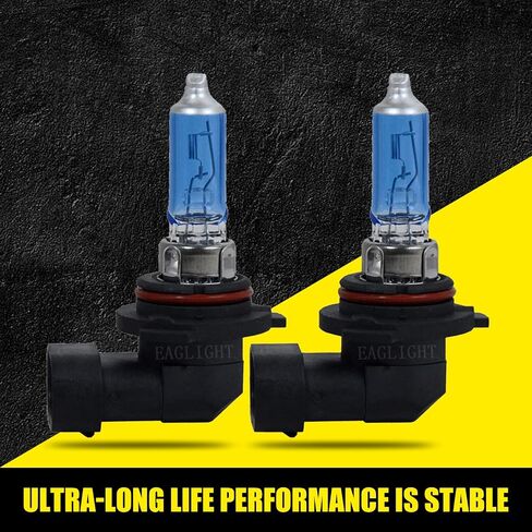 QODOLSI Pack-2 9006/HB4 Halogen lamp Bulb, 12V 100W High Beam Low Beam Driving Fog Light, P22D Lamp Holder White Super Bright lamp, Universal for Most Cars, SUVs, Trucks in Saudi Arabia