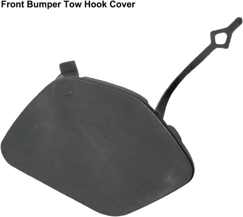 Front Bumper Tow Hook Towing Eye Cover Cap Front, Compatible with BMW X1 F49 2016-2019, OE: 51137361220 Black in Saudi Arabia