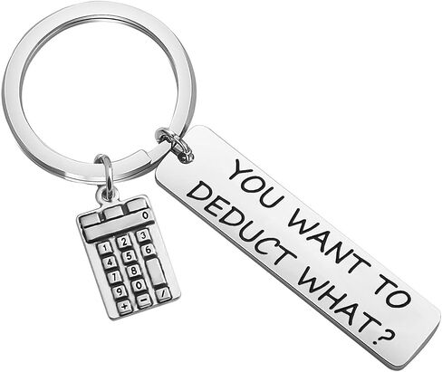 Funny Accountant Saying You Want To Deduct Keychain What CPA Humor Gift in Saudi Arabia