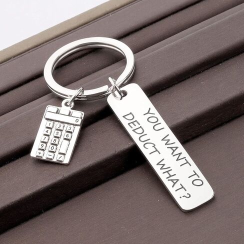 Funny Accountant Saying You Want To Deduct Keychain What CPA Humor Gift in Saudi Arabia