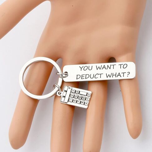 Funny Accountant Saying You Want To Deduct Keychain What CPA Humor Gift in Saudi Arabia