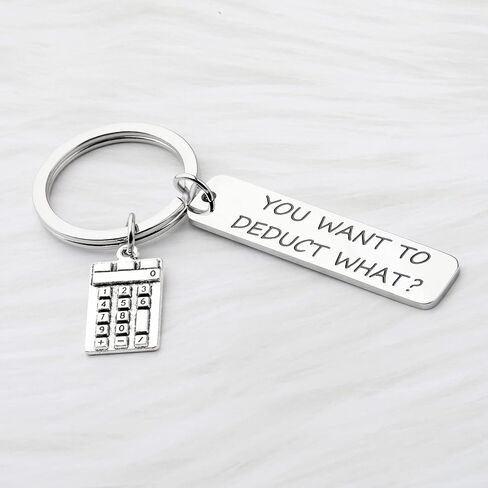 Funny Accountant Saying You Want To Deduct Keychain What CPA Humor Gift in Saudi Arabia