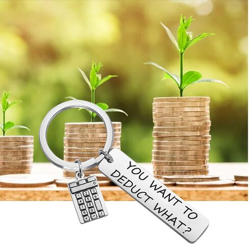 Funny Accountant Saying You Want To Deduct Keychain What CPA Humor Gift in Saudi Arabia