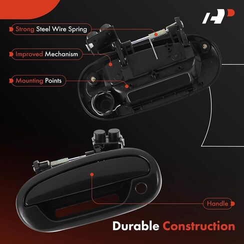 A-Premium Front Left Driver Side Exterior Door Handle Compatible with Ford F-150 F150 1997-2003, F-150 Heritage 2004, Expedition 1997-2002, Smooth Black, Replace# 5L3Z-7822405-AAPTM in Saudi Arabia