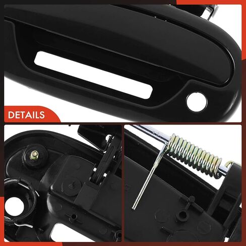 A-Premium Front Left Driver Side Exterior Door Handle Compatible with Ford F-150 F150 1997-2003, F-150 Heritage 2004, Expedition 1997-2002, Smooth Black, Replace# 5L3Z-7822405-AAPTM in Saudi Arabia