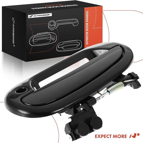 A-Premium Front Left Driver Side Exterior Door Handle Compatible with Ford F-150 F150 1997-2003, F-150 Heritage 2004, Expedition 1997-2002, Smooth Black, Replace# 5L3Z-7822405-AAPTM in Saudi Arabia