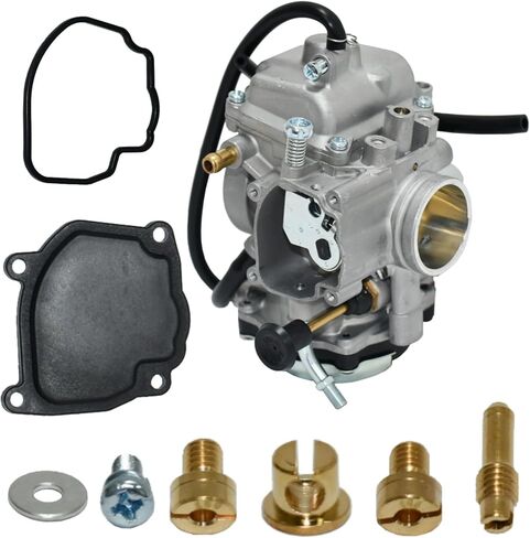 طقم مكربن ​​ممتاز من Tupo متوافق مع Yamaha Bear Tracker 250 YFM250 YFM250X YFM250XH YFM250XM YFM250XR 1999-2004 يستبدل 4XE-14140-13-00 ATV Carb in Kuwait