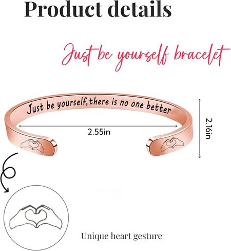 Taylor Quotes Merch Bracelet, Inspired Fans Bracelet with 'Just Be Yourself' Engraving, Music Lover Gift Stuff Accessories Jewelry for Women in Saudi Arabia