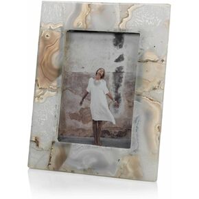 Zodax Preto Agate Photo Frame 5" X 7"