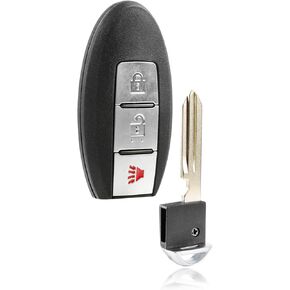 USARemote Keyless Entry Remote Car Smart Key Fob Control 3-Button Replacement for Nissan Infiniti (KBRASTU15, CWTWB1U415, CWTWB1U733, CWTWB1U821, PQTDORM14)