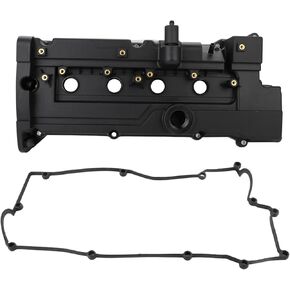 WATERWICH Engine Valve Cover with Gasket Compatible with Hyundai Accent, Kia Rio/Rio5 1.6L L4 DOHC 2006-2011 Replacement for 22441-26801 22410-26855 264-990