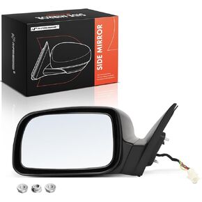 A-Premium Left Driver Side Power Door Mirror - Compatible with Toyota Camry 2007 2008 2009 2010 2011 - Heated Non-Folding Black Outside Rear View Mirror, USA Built, Replace# 8794006925