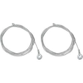 ACROPIX Silver Tone Rear Ramp Door Cable Fit for Enclosed Trailer - Pack of 2