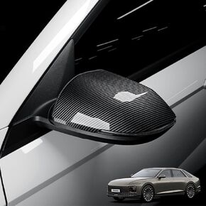 YOUTOOCAR Carbon Fiber Style Exterior Mirror Cover Side Rear view Mirror Covers Trim Kits Compatible with 2024 Hyundai KONA Accessories