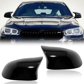 Side View Mirror Covers Caps Replacement for 2014-2017 BMW X3 F25 X4 F26 X5 F15 X6 F16, Driver and Passenger Side