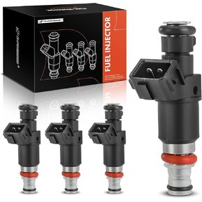A-Premium Set of 4 Fuel Injectors Compatible with Acura RSX 2002 2003 2004 2.0L, Replace# 16450PNEG01