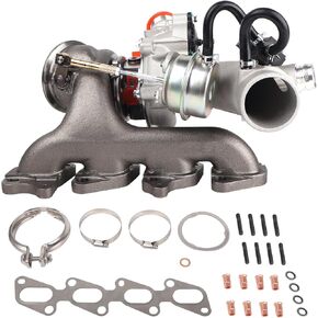 KUSATEC Turbocharger with Gaskets Installation Kits Compatible with 2013-2018 Buick Encore; 2011-2016 Chevy Cruze Limited, 2012-2020 Sonic, 2013-2018 Trax, Replacement # 667-203 55565353