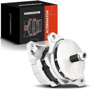 A-Premium Alternator Compatible with Freightliner Century Class FL106 96-98, FL50 95-97, FL60 FL70 FL80 94-97 & Kenworth K300 94-95, T300 95, 130Amp 12V Clockwise Bi-Directional, Replace# 10459037