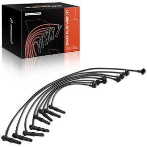 A-Premium Ignition Spark Plug Wires Set of 8 Compatible with Ford Crown Victoria & Lincoln Town Car & Mercury Grand Marquis, 1994 1995, 4.6L, Replace# XU2Z12259HA