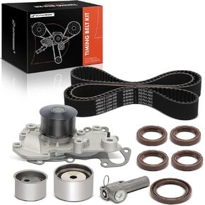 A-Premium Engine Timing Belt Kit with Water Pump Compatible with Hyundai Sonata 1999-2005, Santa Fe 2001-2006, Tucson 2005-2009, Tiburon 2003-2008 & Kia Optima, Sportage, Magentis - 2.5L 2.7L
