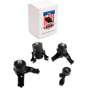 DNJ MMK1050 Motor Mount Kit for 2002-2006 Toyota Camry 2.4L L4 16V DOHC 2362cc
