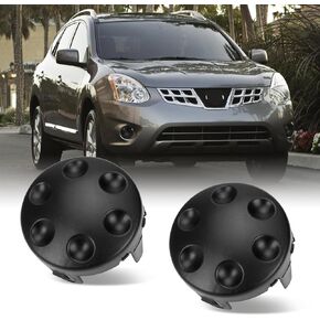 Pair Fog Light Covers Bumper Insert Compatible with 2009-2011 Honda Civic Left Driver + Right Passenger Side, Front Lower Mesh Grille Fog Light Cover, OE Replace# 71108SNAA50, 71106SNAA50 (2Pcs/Set)