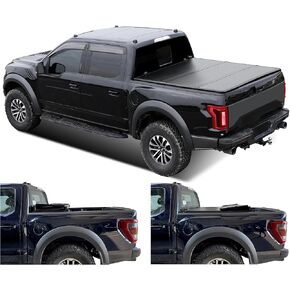 Hard Tri-Fold 6.4ft Truck Pickup Bed Tonneau Cover for 2003-2025 Dodge Ram 2500 3500 | 2002-2025 Ram 1500 Truck Bed Cover Without RAMBOX