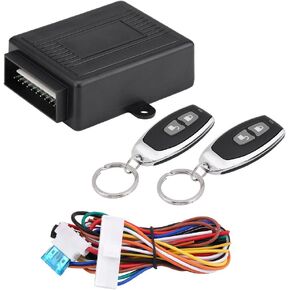 Qiilu Car Keyless Entry System, Universal Car Door Lock Keyless Entry System Central Locking Remote Control Kit