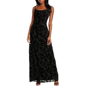hibshaby Black Maxi Dress for Women Cami Maxi Dress Romantic Sleeveless Bodycon Dresses Elegant Large