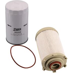 DOC'S DIESEL Dodge Ram 6.7L Cummins Filter Set 2007-2009 | Replaces 68061634AA PH3976A | OEM Grade Oil Filter and Fuel/Water Separator