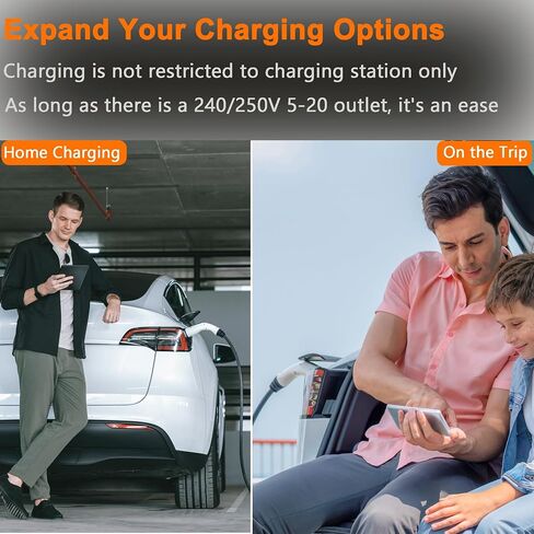 NEMA 14-50 Adapter Compatible with Tesla Gen 2 Portable Charger, Connect Tesla Mobile Charger to NEMA 14-50 240v Outlet at 32 Amp，11.8in in Saudi Arabia
