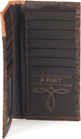 محفظة روديو ثنائية الطي منقوشة بالزهور للرجال من ARIAT - A3552802 in Kuwait