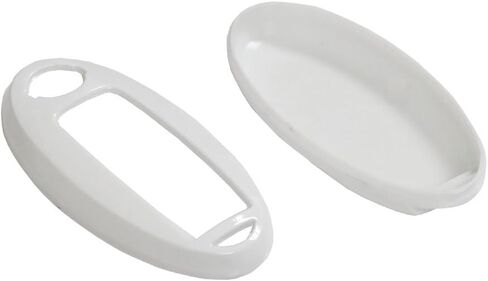 iJDMTOY Exact Fit Gloss Metallic White Smart Key Fob Shell Compatible with Nissan Armada Rogue GT-R Murano Pathfinder Sentra Leaf Titan (4-Button only) in Kuwait
