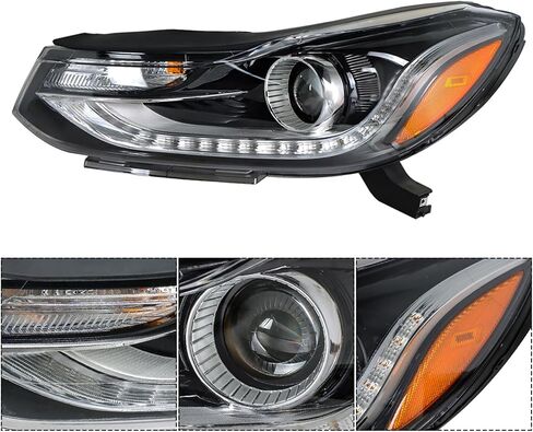 WFLNHB Headlight Assembly Replacement for Chevy Trax w/DRL 2017-2022 Projector Headlight LH Set Driver Side in Saudi Arabia