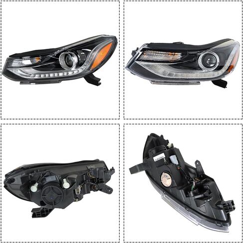 WFLNHB Headlight Assembly Replacement for Chevy Trax w/DRL 2017-2022 Projector Headlight LH Set Driver Side in Saudi Arabia
