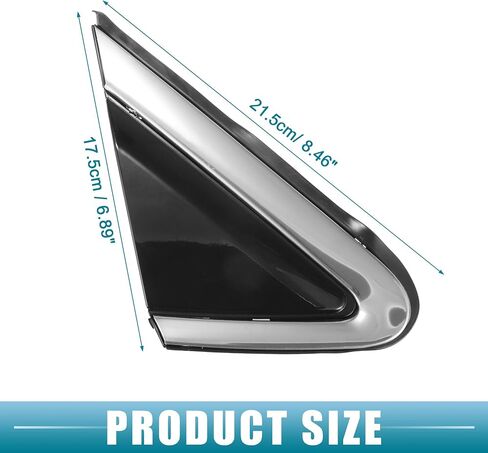 Front Right Door Mirror Corner mudguard Triangle Cover Trim No.96318-5BC0A Rearview Triangle Trim Panel for Nissan Murano 2015-2018 Plastic Black in Saudi Arabia