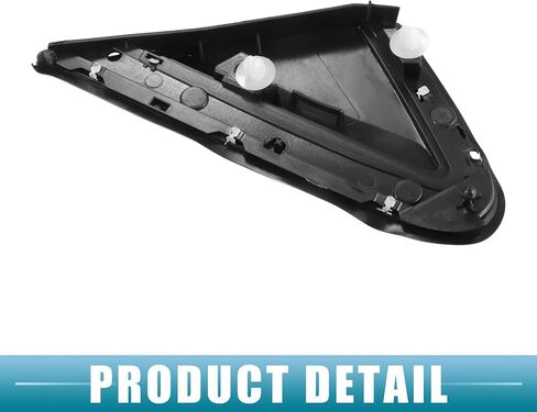 Front Right Door Mirror Corner mudguard Triangle Cover Trim No.96318-5BC0A Rearview Triangle Trim Panel for Nissan Murano 2015-2018 Plastic Black in Saudi Arabia