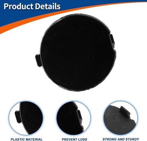 ACROPIX Front Left Driver Side Car Bumper Tow Hook Cover Tow Cover Cap Night Black Fit for Mazda CX-3 2016-2021 No.D10J50A12A - Pack of 1 in Saudi Arabia