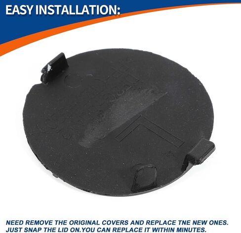 ACROPIX Front Left Driver Side Car Bumper Tow Hook Cover Tow Cover Cap Night Black Fit for Mazda CX-3 2016-2021 No.D10J50A12A - Pack of 1 in Saudi Arabia