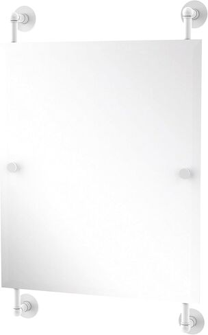 Allied Brass P1000-27-92-GLY Prestige Skyline Collection Rectangular Frameless Rail Mounted Mirror, Golden Yellow in Saudi Arabia