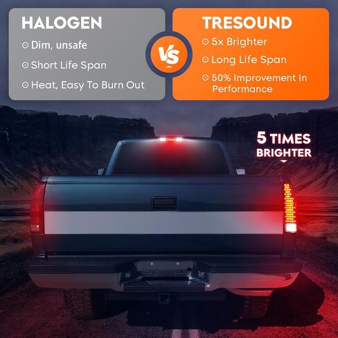 مصباح خلفي LED من Tresound لسيارة Chevy GMC C/K 1500 1988-1999، C1500 C2500 Suburban 92-99، C/K 2500 3500 88-00، Silverado 94-98، Tahoe 95-99، Yukon 92-00، Blazer 92-94 ، إسكاليد 99-00، مصباح خلفي الضوء الخلفي in Saudi Arabia