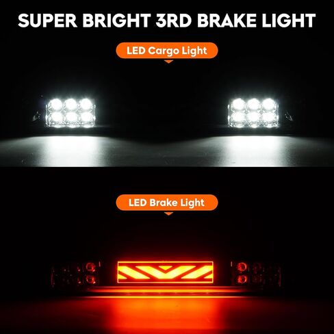 مصباح خلفي LED من Tresound لسيارة Chevy GMC C/K 1500 1988-1999، C1500 C2500 Suburban 92-99، C/K 2500 3500 88-00، Silverado 94-98، Tahoe 95-99، Yukon 92-00، Blazer 92-94 ، إسكاليد 99-00، مصباح خلفي الضوء الخلفي in Saudi Arabia