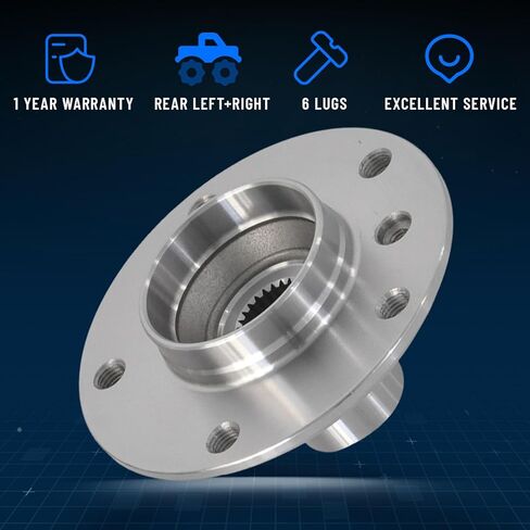 33416760056 2 حزمة خلفي يسار/يمين محور عجلات لسيارات BMW 325i 2006/328i 2007-2013/M3 2008-2011 زوج in Kuwait