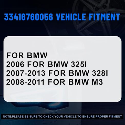 33416760056 2 حزمة خلفي يسار/يمين محور عجلات لسيارات BMW 325i 2006/328i 2007-2013/M3 2008-2011 زوج in Kuwait