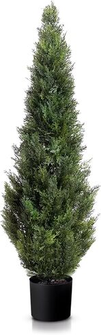 Two 3 Foot Artificial Cedar Topiary Tree Potted in Kuwait