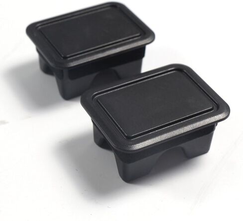 Dodge Ram 1500 Stake Pocket Covers, Rear Truck Bed Rail Stake Pocket Cover Compatible with Dodge Ram 2019 2020 2021 2022 2023 with Reinforced Cutton Mat (Set of 2 pcs) in Saudi Arabia