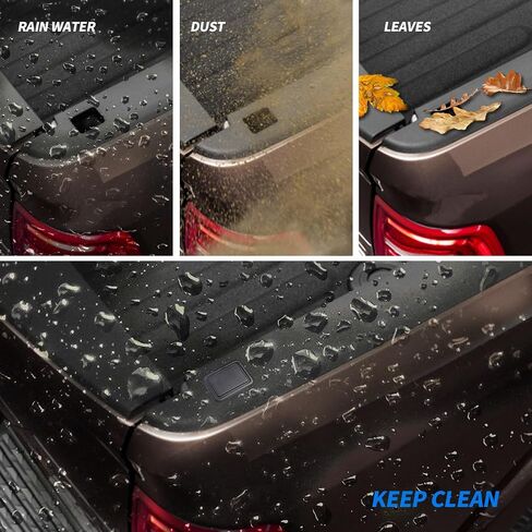 Dodge Ram 1500 Stake Pocket Covers, Rear Truck Bed Rail Stake Pocket Cover Compatible with Dodge Ram 2019 2020 2021 2022 2023 with Reinforced Cutton Mat (Set of 2 pcs) in Saudi Arabia